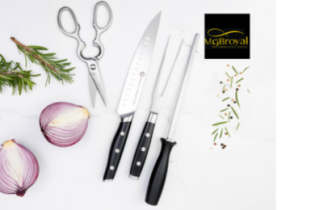 Enjoy your favorite dishes and meats with our innovative and elegant line of Royal Prestige knives.